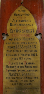 Four Paths United, Barrett plaque