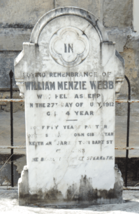 Webb, William tombstone